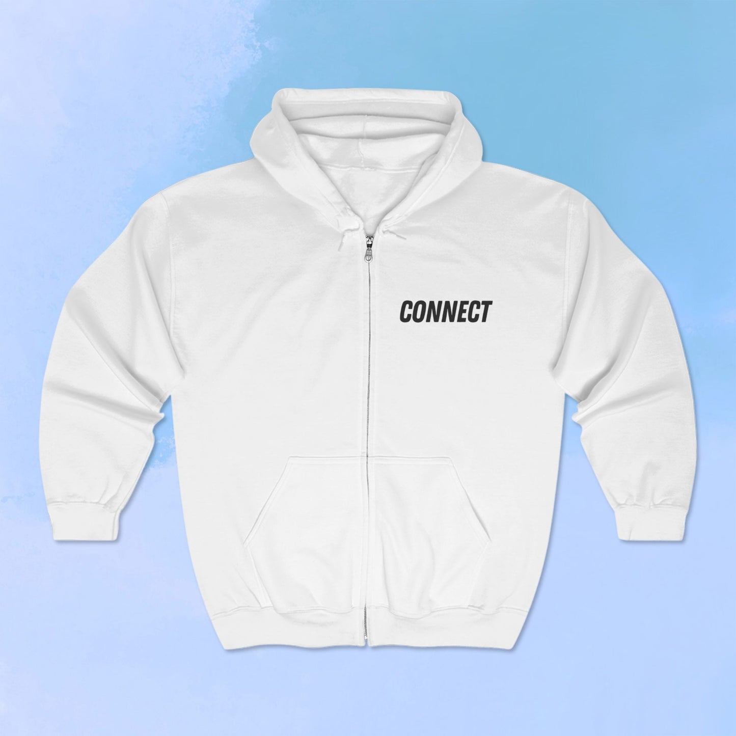 'Connect' Unisex Full Zip Hoodie